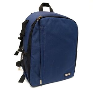 Caden Navy blue camera waterproof backpack